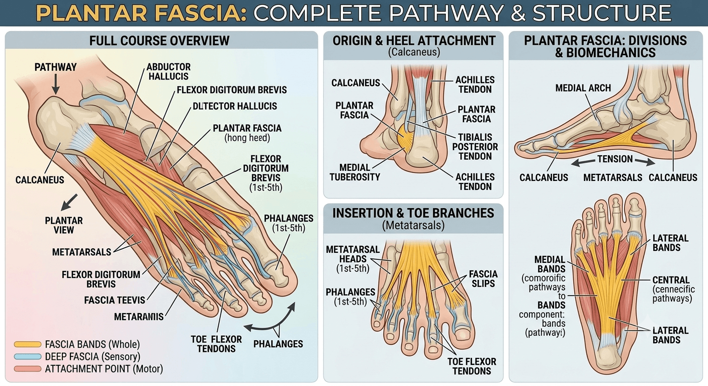 Heel Pain in the Morning? A Plantar Fasciitis Guide 2 plantar-fascia-foot-anatomy